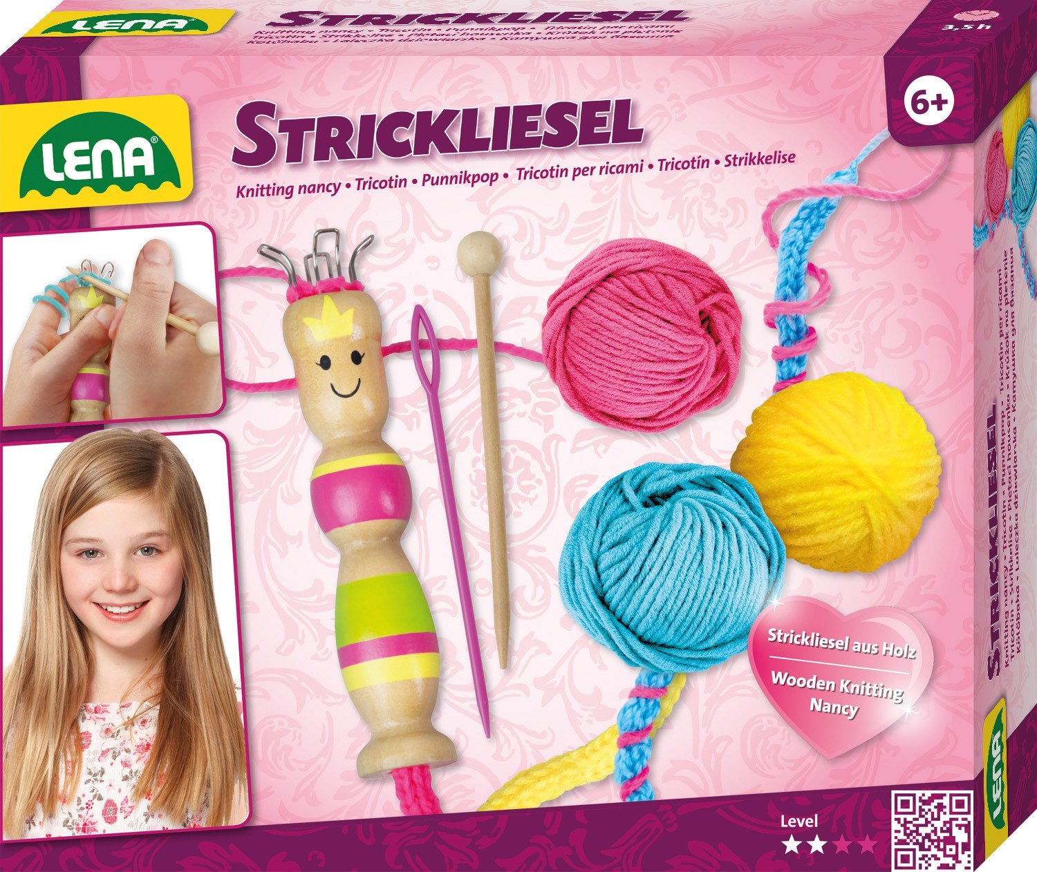 Lena Knitting Nancy, Children''s knitting set, 6 yrs, Multicolour