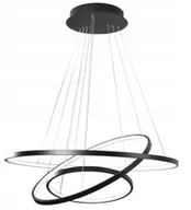 Lampy sufitowe - Lampa Sufitowa Led Plafon Wisząca Żyrandol Czarny 3 Pilot - miniaturka - grafika 1