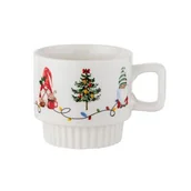 Kubki - Kubek Holly sztaplowany reliefowany 350 ml - miniaturka - grafika 1