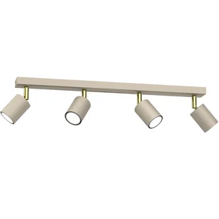 Lampa w kolorze beżowym z reflektorami LX 4598 z serii STRIPER - Lampy sufitowe - miniaturka - grafika 1