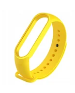 Akcesoria do smartwatchy - Opaska zamienna do Xiaomi Mi Band 5 / 6 Żółta - miniaturka - grafika 1