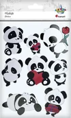 Zabawki kreatywne - Hasta Naklejki pandy 3D - miniaturka - grafika 1