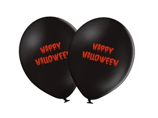 Balony z nadrukiem na Halloween - Krwawe Halloween - 37 cm - 6 szt. - Halloween - miniaturka - grafika 1