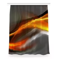 Zasłony - Zasłona na taśmę 150x200 Abstrakcja pomarańczowa, Fabricsy - miniaturka - grafika 1