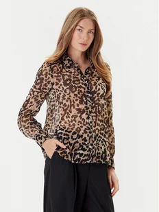 Morgan Koszula 252-CLION Brązowy Regular Fit - Koszule damskie - miniaturka - grafika 1