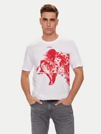 Koszulki męskie - Hugo T-Shirt Dikobra 50519013 Biały Regular Fit - miniaturka - grafika 1