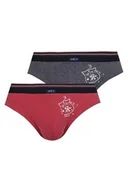 Majtki męskie - Slipy męskie (2 pack) z grafiką MPP 763 - miniaturka - grafika 1