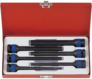 King Tony Zestaw Nasadek Udarowych Z Końc.Hex 1/2"6Cz. Kaseta KY4476MP 4710591943803 - Klucze i nasadki - miniaturka - grafika 1