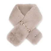 Apaszki i szaliki męskie - Damski szal z metalową ozdobą - miniaturka - grafika 1