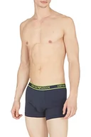 Paski - Emporio Armani mężczyźni Emporio Armani Mężczyźni 3-pak Core pasek z logo Boxer Bokserki, Marynarka wojenna/marynarka wojenna, M - miniaturka - grafika 1