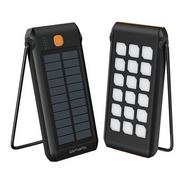 Powerbanki - 4SMARTS Powerbank solarny 4SMARTS TitanPack Flex 10000mAh Czarno-pomarańczowy Raty 456301 - miniaturka - grafika 1