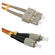 Patchcordy - Qoltec Optic Patchcord SC/UPC FC/UPC MM 50/125 OM2 5m 54050 - miniaturka - grafika 1
