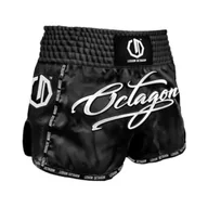 Spodnie sportowe męskie - Octagon Spodenki Kickboxing/Muay Thai Legion Script PREMIUM Black - miniaturka - grafika 1