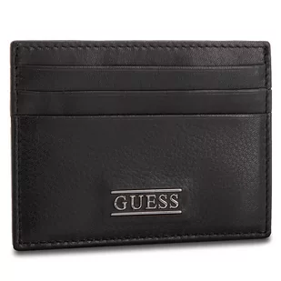 GUESS Etui na karty kredytowe SM2420 LEA25 BLA - Etui na dokumenty i karty - miniaturka - grafika 1