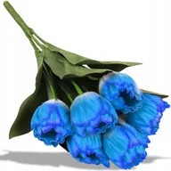 Sztuczne kwiaty - SZTUCZNE KWIATY DO WAZONU TULIPANY JAK ŻYWE BUKIET WALENTYNKI DZIEŃ KOBIET - miniaturka - grafika 1