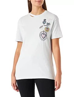 Koszulki i topy damskie - Replay Koszulka damska, 581 Superlight Azure, S - grafika 1