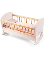 Akcesoria dla lalek - New Classic Toys Kołyska dla lalek - 3+ - miniaturka - grafika 1
