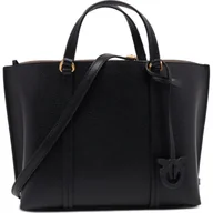 Torebki damskie - Pinko Skórzana shopperka CARRIE - miniaturka - grafika 1