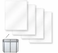 Akcesoria do komputerów stacjonarnych - Materiał lycra do stołu DJ DTS3 - biały/ 4szt one size - miniaturka - grafika 1