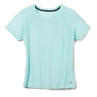 Koszulki i topy damskie - Koszulka damska Smartwool  Merino Sport 120 Short Sleeve Bleached Aqua S - miniaturka - grafika 1