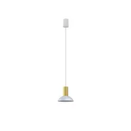 Lampy sufitowe - Nowodvorski Hermanos 8037 lampa wisząca zwis 1x10W GU10 biała - miniaturka - grafika 1