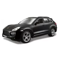 Samochody i pojazdy dla dzieci - Bburago Porsche Cayenne Turbo Black 1:24 - miniaturka - grafika 1