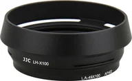 Osłony przeciwsłoneczne do aparatów - Osłona na obiektyw JJC Osłona przeciwsłoneczna JJC LH-JX100 Black z adapterem montażowym - miniaturka - grafika 1