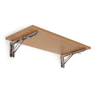 Półka składana, 800 x 520 mm, buk - Półki do salonu - miniaturka - grafika 1