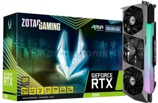 ZOTAC Karta graf GeF RTX 3080 AMP Extreme Holo LHR - Karty graficzne - miniaturka - grafika 1