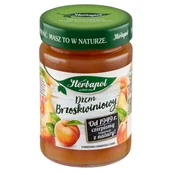 Syropy i koncentraty owocowe - Herbapol Herbapol Dżem brzoskwiniowy o obniżonej zawartości cukru 280 g - miniaturka - grafika 1