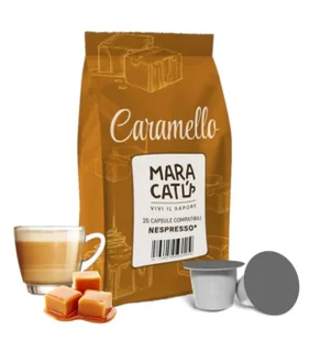20 Kapsułek Karmel Maracatú Kompatybilne Nespresso - Słodka Mieszanka Espresso - Kawa w kapsułkach i saszetkach - miniaturka - grafika 1