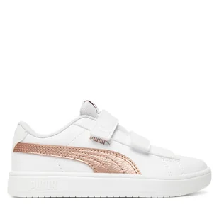 Sneakersy Puma Rickie Classic V Ps 394253 04 Biały - Buty dla dziewczynek - miniaturka - grafika 1