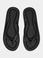 Klapki i japonki damskie - Japonki plażowe na lato damskie 4F 4FMM00FFLIF020A-20S Czarny - miniaturka - grafika 1