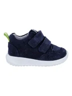 Buty dla dziewczynek - Richter Shoes Skórzane sneakersy "Timmy" w kolorze granatowym - miniaturka - grafika 1