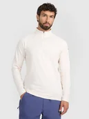 Bielizna sportowa męska - 4F Bielizna termiczna ocieplana (góra) męska - beżowa XXL - miniaturka - grafika 1