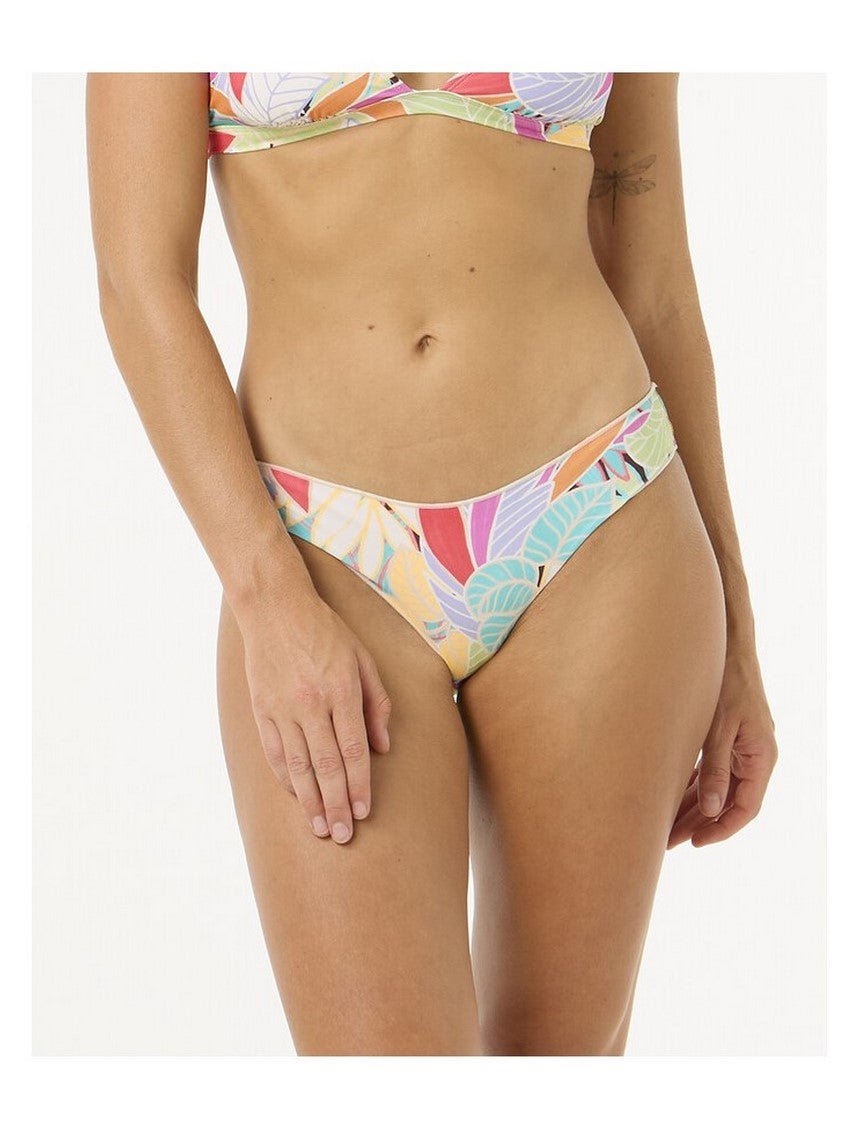 Majtki kąpielowe RIP CURL Cala Vadella Cheeky Hipster turkusowe XL