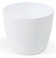 Donice - Doniczka Osłonka Plastikowa Biała 26 Cm Magnolia Jumper - miniaturka - grafika 1