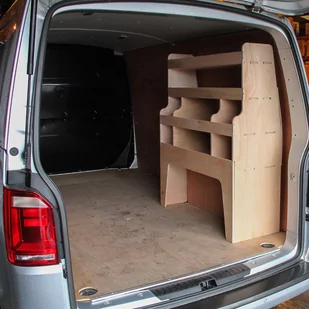 Monster Racking Volkswagen Transporter T5, T6, T28, T30 - Wnętrze pojazdu użytkowego - drewno - Dostawa w furgonetce Składka szafka - Akcesoria motoryzacyjne - miniaturka - grafika 1