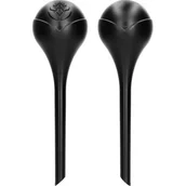 Inne akcesoria do nawadniania - Kule nawadniające do roślin, czarne matowe, 400 ml, 2 szt. - miniaturka - grafika 1