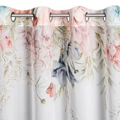 Zasłony - Zasłona EUROFIRANY Arlena 135 x 250 cm Biało-różowy - miniaturka - grafika 1