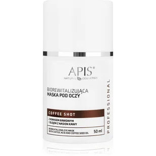 Apis Coffee Shot Biorewitalizująca maska pod oczy 50ml - Kosmetyki pod oczy - miniaturka - grafika 1