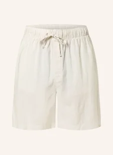 Calvin Klein Szorty Od Piżamy Linen Blend Z Lnem weiss - Spodenki męskie Calvin Klein Szorty Od Piżamy Linen Blend Z Lnem weiss - Spodenki męskie - miniaturka - grafika 1