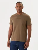 Koszulki męskie - Calvin Klein T-Shirt LV04LC241G Błękitny Regular Fit - miniaturka - grafika 1