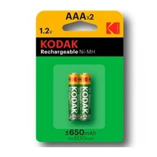 Kodak Akumulator AAA R03 650mAh 2szt 30955042 - Ładowarki i akumulatory - miniaturka - grafika 1