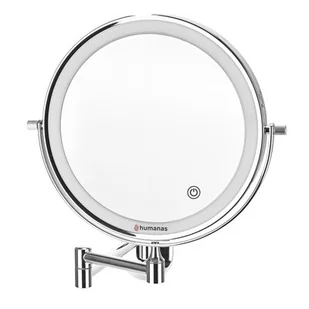 Lusterko kosmetyczne HUMANAS HS-BM01 Srebrny - Lusterka do makijażu Lusterko kosmetyczne HUMANAS HS-BM01 Srebrny - Lusterka do makijażu - miniaturka - grafika 1