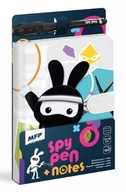Długopisy - Notes czarny 100K linia Spy + długopis UV - miniaturka - grafika 1