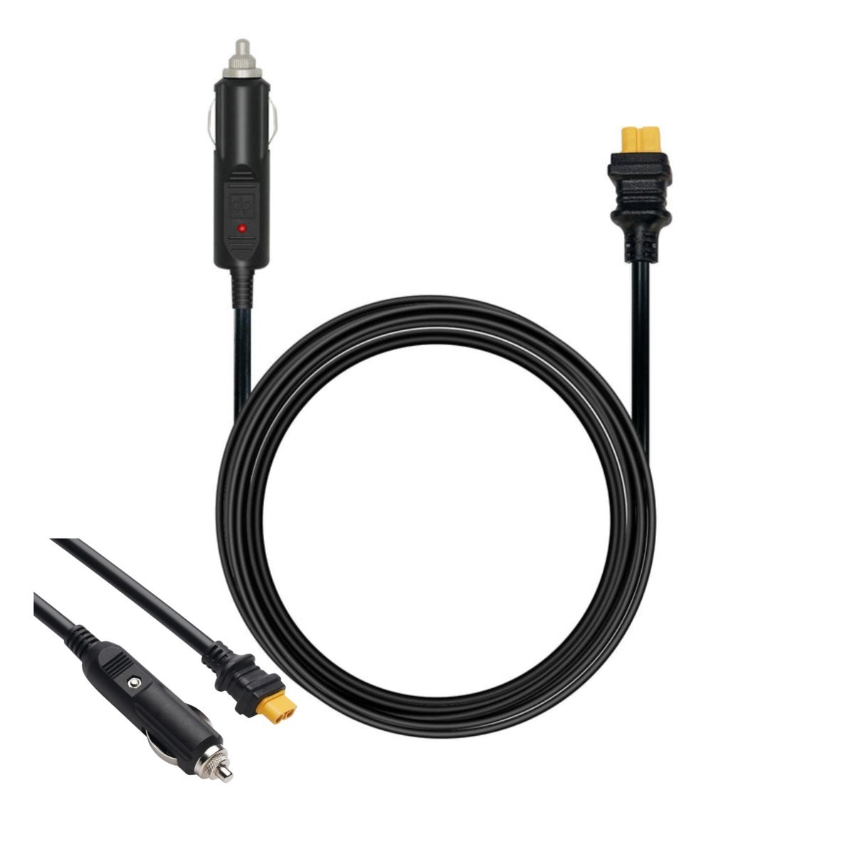 Ładowarka XT60 samochodowa Allpowers 1,5 m Do Gniazda Zapalniczki 12v 24v