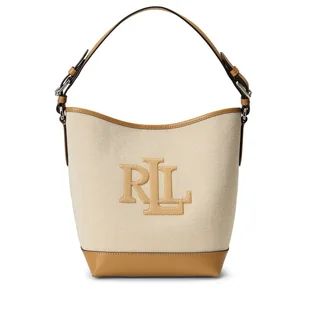 Torebka LAUREN RALPH LAUREN 431966757001 Beżowy - Torebki damskie - miniaturka - grafika 1
