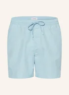 Kąpielówki męskie - Calvin Klein Kąpielówki Bokserki Logo Tape blau - miniaturka - grafika 1