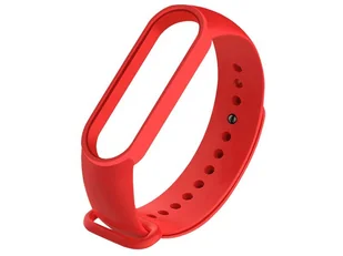 Pasek gumowy soft Alogy do Xiaomi Mi Band 5 Czerwony + 5x Folia Alogy - Akcesoria do smartwatchy - miniaturka - grafika 3